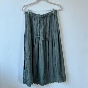 Rylee + Cru soft blue/green Skirt